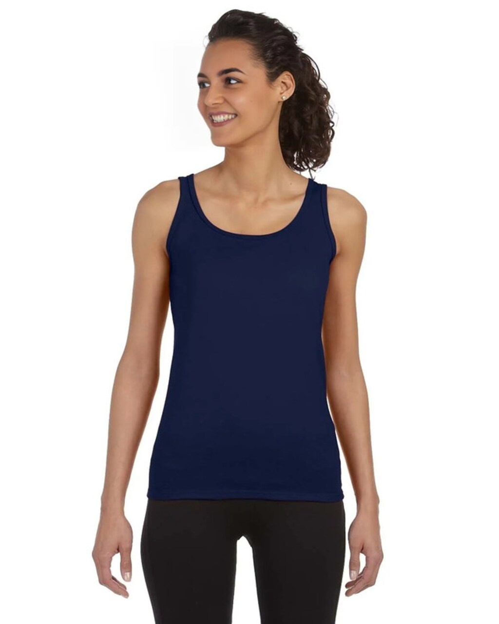 Gildan Ladies Softstyle Fitted Tank Top – Lightweight Slim Fit Sleeveless Tee for Women’s